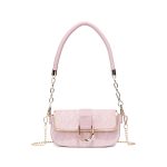 Wholesale Women Fashionable Simple Rhomboid Flap Chain Shoulder Bag - Image 4