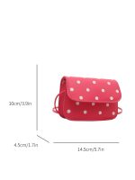 Wholesale Women Fashion Solid Color Dot Printed Crossbody Bag - Image 5