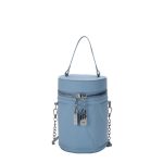 Wholesale Women Fashion Casual Solid Color Cylinder Bucket Chain Crossbody Bag - Image 5