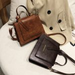 Wholesale Women'S Fashion Autumn Winter Retro PU Strap Small Square Crossbody Bag - Image 4