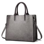 Women Fashion Casual Solid Color Large Capacity Handbag - Image 2