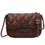 Wholesale Women Casual Simple Solid Color Embroidery Chain Crossbody Bag - Image 4