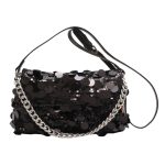 Women Fashion Simple Sequins Square Chain Crossbody Bag - Image 4