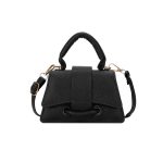 Wholesale Women Fashion Solid Color Mini Litchi Pattern Crossbody Bag - Image 4