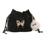 Wholesale Women Fashion Elegant Butterfly Chain Pendant Crossbody Bag - Image 4
