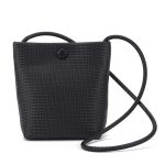Wholesale Women Fashion Simple Solid Color Woven Crossbody Bag - Image 4