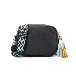 Wholesale Women Fashion Square Wide Strap Pendant Crossbody Bag - Image 4