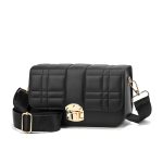 Women Fashion Simple Solid Color Rectangle Crossbody Bag - Image 3