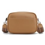 Wholesale Women Fashion Casual Solid Color Rectangle Wide Strap Crossbody Bag - Image 4
