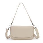 Women Fashion Casual Solid Color Rectangle Crossbody Bag - Image 4