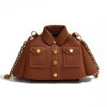 Women Fashion Creative Personality Clothes Chain Crossbody Bag - Image 4