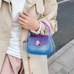 Wholesale Women Fashion Creative Macaron Transparent Chain Mini Crossbody Jelly Bag - Image 4