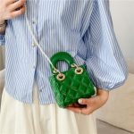 Wholesale Women Fashion Mini Diamond Pvc Square Pearl Chain Crossbody Bag - Image 4
