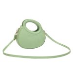 Wholesale Summer Women Fashion Solid Color Irregular Three-Dimensional Stripe PU Shoulder Crossbody Bag - Image 5
