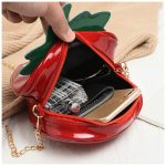 Wholesale Women Creative Fashion Cartoon Strawberry Chain Zipper Crossbody Bag - Image 4