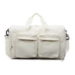 Wholesale Fashion Casual Solid Color Wet And Dry Separable Large Capacity Foldable Portable Travel Duffle Bags