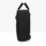 Wholesale Men Casual Sports Travel Foldable Wheels Oxford Duffle Bag - Image 3