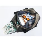 Men Leisure Sports Alphabet Large Capacity PU Duffle Bag - Image 3