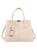 Women Fashion Casual Solid Color Large Capacity Handbag - Image 4