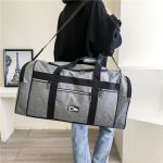 Wholesale Men Casual Sports Basic Alphabet Foldable Large Capacity Oxford Duffle Bag - Image 2