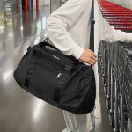 Men Leisure Sports Large Capacity Nylon Duffle Bag - Image 5