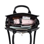 Wholesale Elegant Solid Color Stone Print Large Capacity Handbags - Image 4