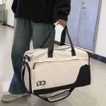 Wholesale Men Leisure Sports Basic Large Capacity Nylon Duffle Bag - Image 4