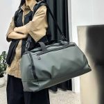 Wholesale Men Leisure Sports Basic Solid Color Large Capacity Oxford Duffle Bag - Image 3