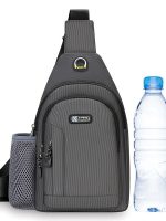 Wholesale Men'S Fashion Casual Water-Repellent Outdoor Chest Bag - Image 4