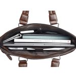 Wholesale Men'S Fashion Casual Soft Leather Portable Shoulder Handbag Briefcases Bags - Image 5