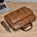 Wholesale Men'S Fashion Casual Retro Large Capacity Shoulder Crossbody Handbag Business Briefcases Bags - Image 2