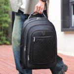 Men Casual Business Basic Commuter Oxford Backpacks Bag - Image 3