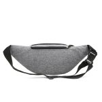 Unisex Casual Multi Pocket Design Solid Color Large Capacity Waist Chest Bag - Image 4