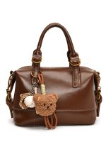 Wholesale Women Fashion Casual Solid Color Large Capacity Zipper Handbag - Image 4