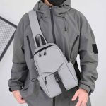 Men Leisure Sports Commuter Chest Bag