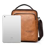 Men Fashion Casual Commuter PU Crossbody Bag - Image 2