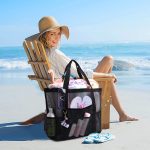 Wholesale Large Capacity Mesh Multi-Functional Swimming Bag Storage Tote Bag - Image 4