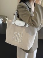 Wholesale Summer Women Fashion Casual Large Capacity Letter Canvas Tote Bag - Image 5