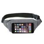 Wholesale Men Casual Sports Commuter Solid Color Waist Chest Bag - Image 5