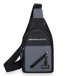 Wholesale Men Fashion Casual Commuter Oxford Chest Bag - Image 4