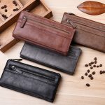 Wholesale Men Casual Zipper Solid Color Purse - Image 4