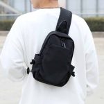 Wholesale Men Fashion Casual Commuter Oxford Chest Bag - Image 2