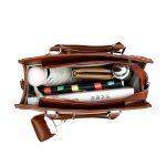 Wholesale Women Fashion Casual Solid Color Bag Large Capacity Handbag Three-Piece Set - Image 5