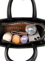 Wholesale Women Casual Simple Solid Color Large Capacity Handbag - Image 5