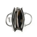 Wholesale Women Fashion Casual Solid Color Bag Stone Pattern Handbag Three-Piece Set - Image 4