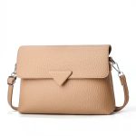 Wholesale Women Fashion Casual Simple Solid Color Litchi Patterned Handbag - Image 4
