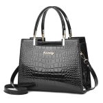 Wholesale Women Fashion Casual Large Capacity Crocodile Patterned Handbag - Image 5