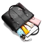 Women Fashion Simple Large-Capacity Chain Handbag - Image 5