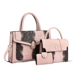 Wholesale Women Elegant Stone-Print Large-Capacity Handbag Sets - Image 2