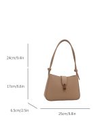 Wholesale Women Fashion Casual Solid Color Small Square Shoulder Bag - Image 5